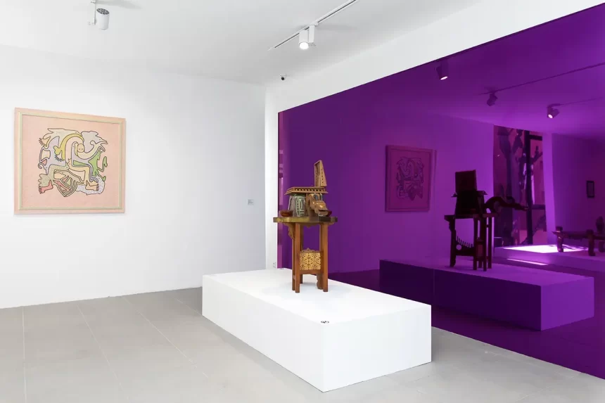 Outsiders Insiders au Musée d’Art Contemporain Africain Al Maaden (MACAAL) Photo : © Ayoub-El-Bardii Commissariat d'exposition : Janine Dieudji & Meriem Berrada