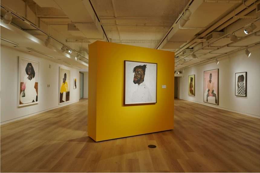 Amoako Boafo L'âme des Noirs Organisé par Larry Ossei-Mensah 20 octobre 2021 - 27 février 2022 Galerie du troisième étage