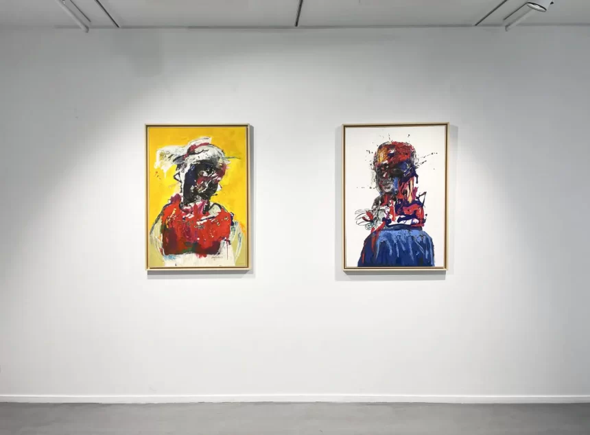 Installation View Irawo RAFIY OKEFOLAHAN Lazarew Gallery