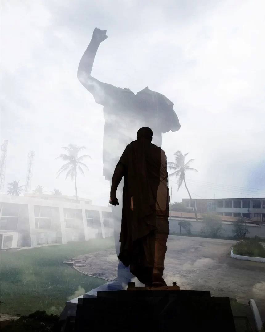 Hakeem Adam, 2018, Nkrumah Never Dies!, impression pigmentaire, 81.28 x 110.96 cm. Edition de 5 © Hakeem Adam