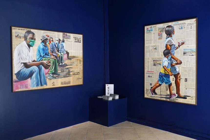 vue d'exposition andrew ntshabele alexandra gilliams