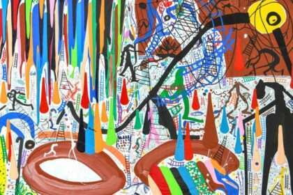 Her, Yours, technique mixte sur toile, 100/120cm, 2019; Mo Baala . DR