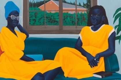 Johnson Ocheja, My Friend Beside the Church (Detail), 2023. Courtesy of Johnson Ocheja.