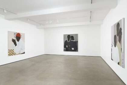 Vue de l'exposition "Intimités" de Ian Micheal à la Galerie Mariane Ibrahim